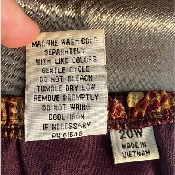 Paisley Polka Dot Sheer Skirt - Picture 6 of 6